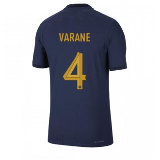 Frankrike Raphael Varane #4 Hemmakläder VM 2022 Kortärmad
